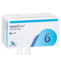 Novofine Penkanülen 6 mm | 0,25 mm | 31 G